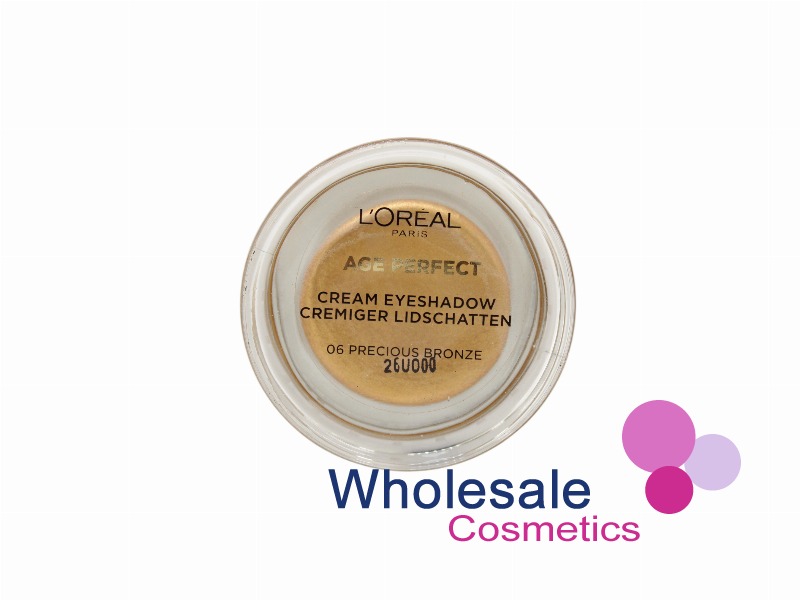 6 x L'Oreal Paris Age Perfect Cream Eyeshadow - 06 PRECIOUS BRONZE